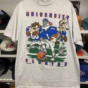 Vtg Style 1993 Florida Gators NCAA Football Looney Tunes T-Shirt